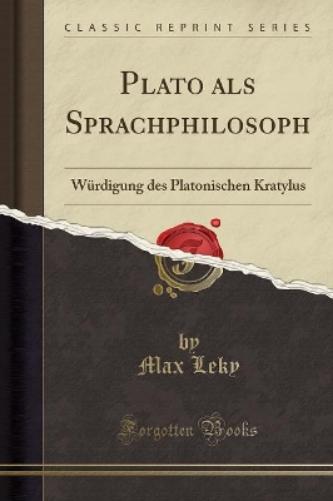Plato ALS Sprachphilosoph