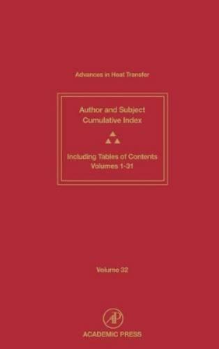 Advances in Heat Transfer