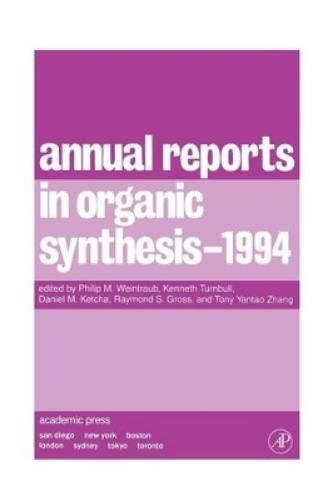 Annual Reports in Organic Synthesis 1994