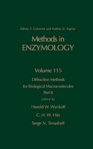 Diffraction Methods for Biological Macromolecules, Part B