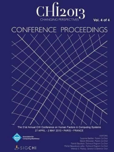 Chi 13 Proceedings of the 31st Annual Chi Conference on Human Factors in Computing Systems V4