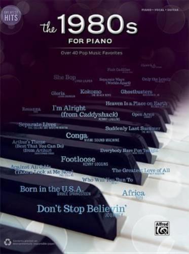 Greatest Hits -- The 1980s for Piano