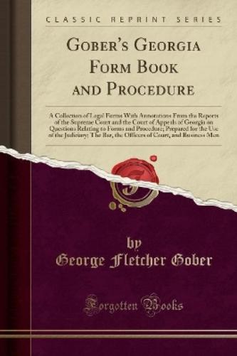 Gober's Georgia Form Book and Procedure