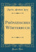 Phönizisches Wörterbuch (Classic Reprint)