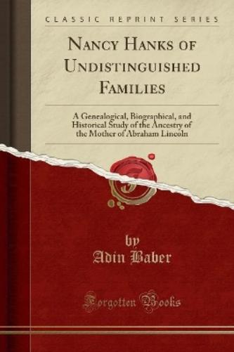 Nancy Hanks of Undistinguished Families