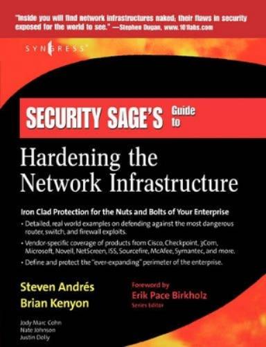 Security Sage's Guide to Hardening the Network Infrastructure