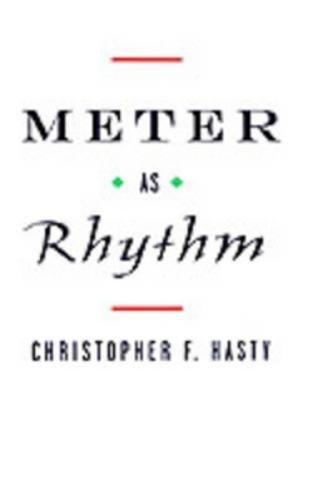 Meter as Rhythm