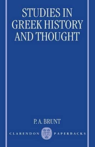 Studies in Greek History and Thought
