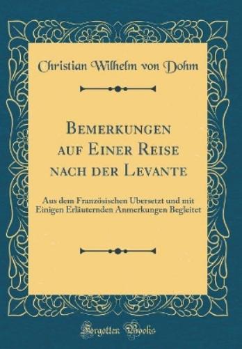 Bemerkungen Auf Einer Reise Nach Der Levante