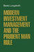 Modern Investment Management and the Prudent Man Rule