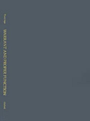 Warrant and Proper Function
