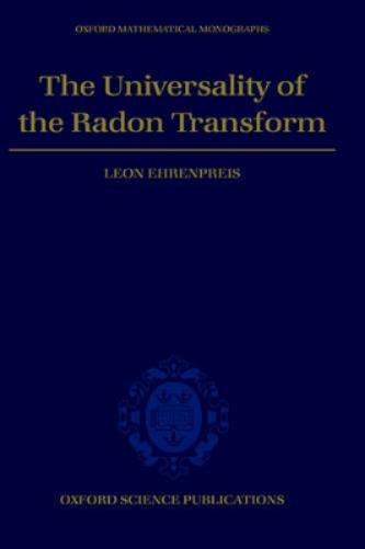 The Universality of the Radon Transform