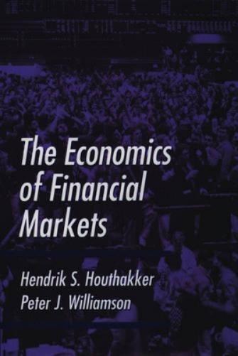 The Economics of Financial Markets
