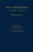 De Universalibus: Volume II: On Universals