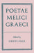 Poetae Melici Graeci