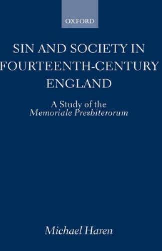 Sin and Society in Fourteenth-Century England
