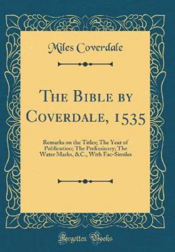 The Bible by Coverdale, 1535