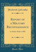 Report of a Military Reconnaissance