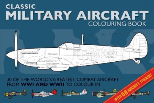 Adam Wilde Military Aircraft Colouring Book – Rarewaves.com