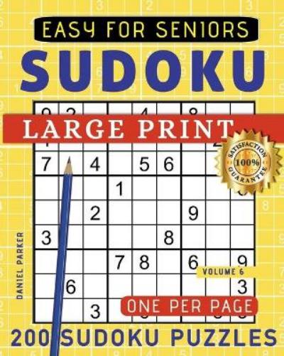 Large Print Easy Sudoku Puzzle Book For Seniors