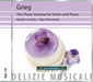 Grieg: The Three Sonatas for Violin and Piano - Volume 16
