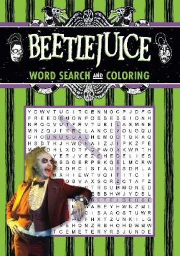 BEETLEJUICE WORD SEARCH & COLORING (Coloring Book & Word Search