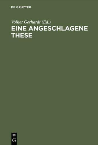 Eine Angeschlagene These Die 11. Feuerbach-These Von Karl Marx Im Foyer Der