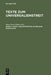 Texte Zum Universalienstreit