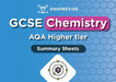 SnapRevise GCSE AQA Chemistry Higher Summary Sheets