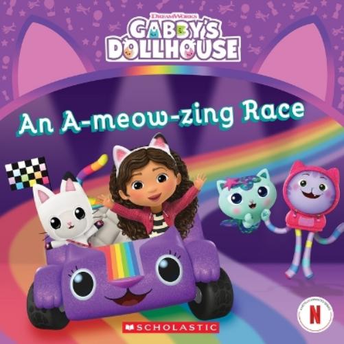 The A-Meow-Zing Race (Gabby's Dollhouse 8 X 8 #11) (Gabby's Dollhouse, 11