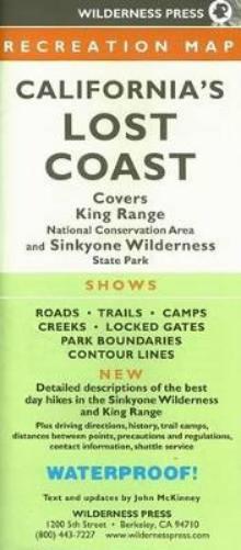 MAP Californias Lost Coast Rec (Wilderness Press Maps