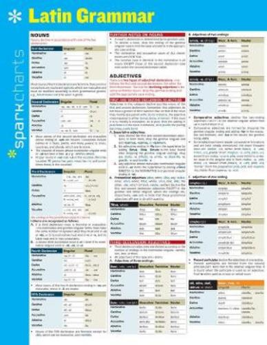 Latin Grammar SparkCharts