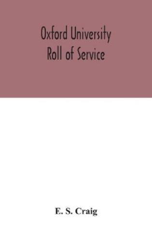 Oxford University Roll Of Service