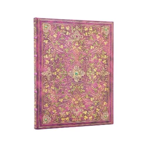 2026 Diamond Jubilee (Sangorski & Sutcliffe) Ultra 12-month Vertical Hardcover Flexi Dayplanner 2026 (Elastic Band Closure)