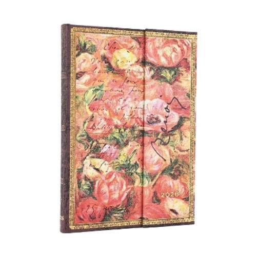 2026 Renoir, Letter to Morisot (1892) (Embellished Manuscripts Collection) Midi 12-month Horizontal Hardcover Flexi Dayplanner 2026 Renoir, Letter to Morisot (1892 (Wrap Closure)