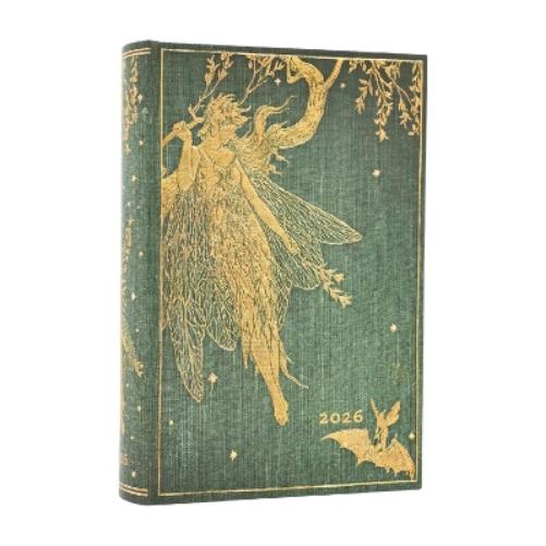 2026 Olive Fairy (Lang's Fairy Books) Mini 12-month Day-at-a-Time Hardcover Flexi Dayplanner 2026 (Elastic Band Closure)