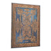 2026 Blue Luxe (Luxe Design) Grande 12-month Vertical Hardcover Flexi Dayplanner 2026 (Elastic Band Closure)