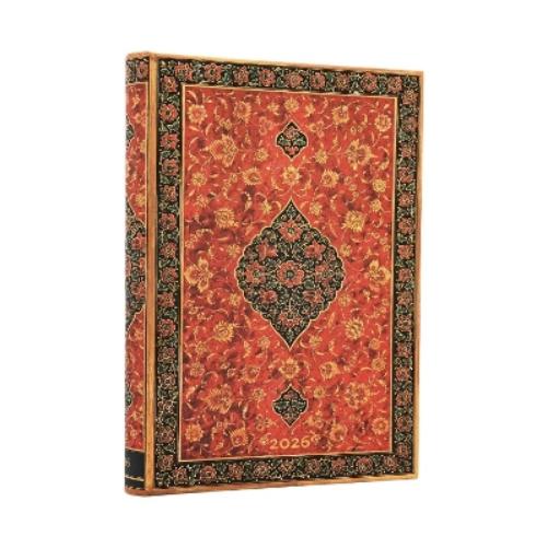 2026 Layla (Persian Poetry) Midi 12-month Day-at-a-Time Hardcover Flexi Dayplanner 2026 (Elastic Band Closure)