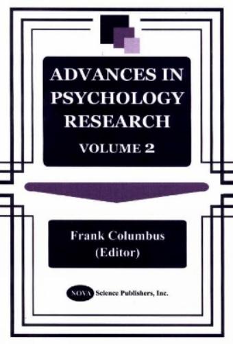 Advances in Psychology Research
