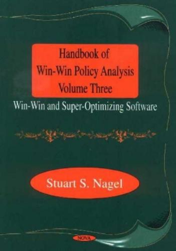 Handbook of Win-Win Policy Analysis, Volume 3