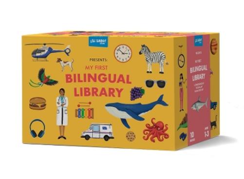 My First Bilingual Library: A Spanish-English Vocabulary Board Book Set of Colors, Numbers, Animals, ABCs, and More (¡sí Sabo Kids!, 2