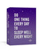 Do One Thing Every Day to Sleep Well Every Night