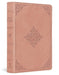ESV Value Large Print Compact Bible (TruTone, Blush Rose, Fleur-de-lis Design