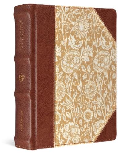 ESV Single Column Journaling Bible, Large Print (Cloth over Board, Antique Floral Design