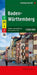Baden-Wurttemmountain, Road map 1:200.000