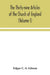 The Thirty-nine Articles of the Church of England (Volume I)