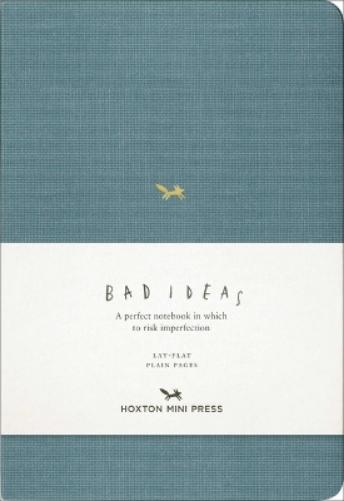 A Notebook for Bad Ideas (Medium / Blue / Unlined)