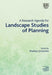 A Research Agenda for Landscape Studies of Planning