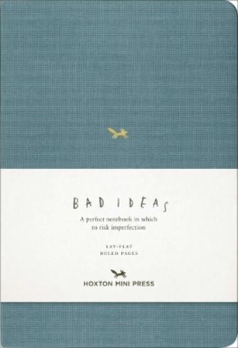 A Notebook for Bad Ideas (Medium / Blue / Lined)