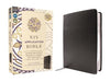 NIV Application Bible, European Bonded Leather, Black, Red Letter, Comfort Print
